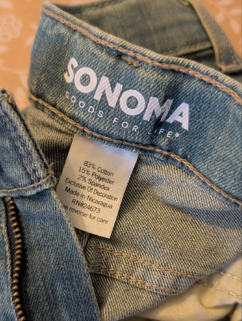 Sonoma Light Blue Straight Leg Jeans